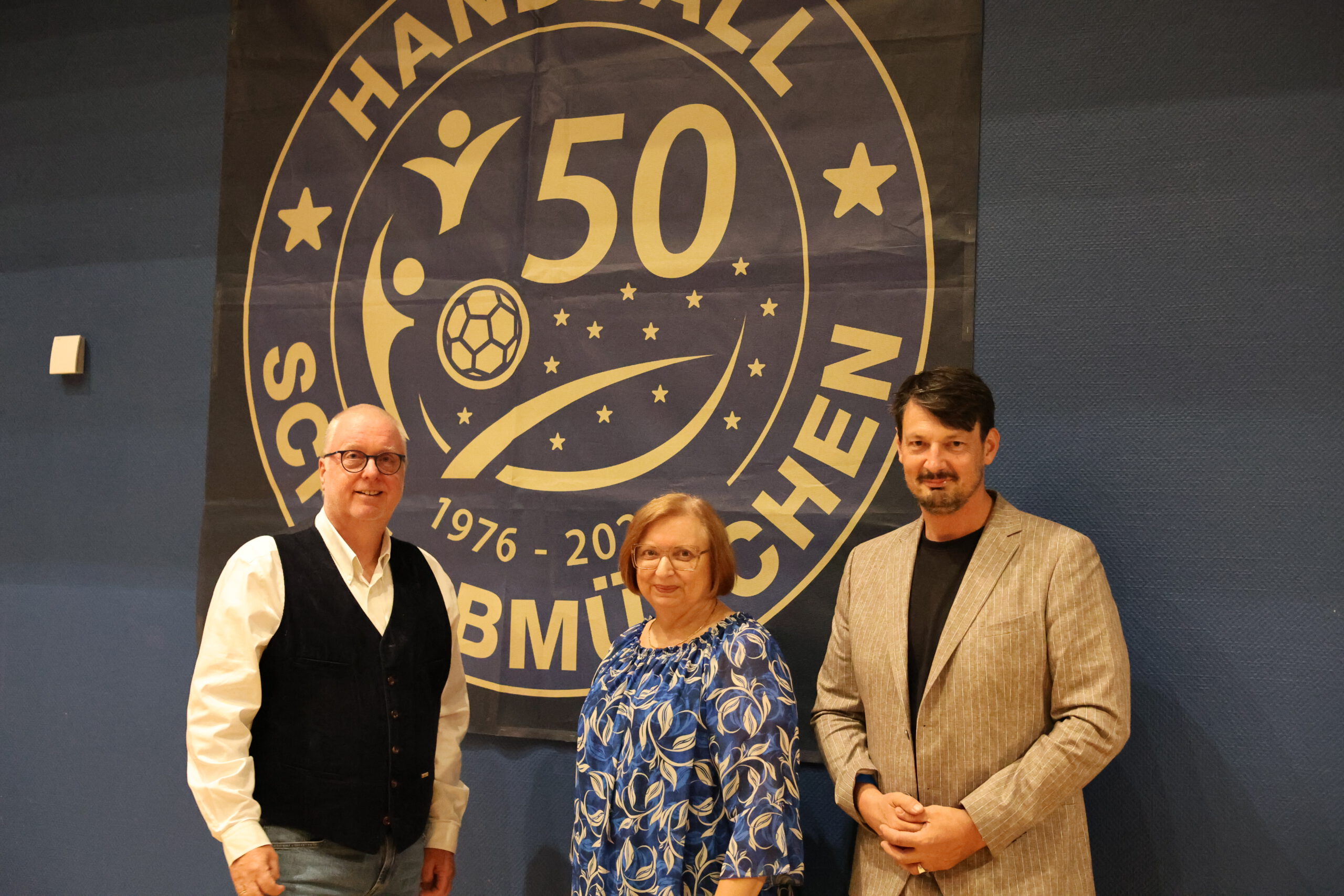 Peter mit Sabine Grünwald und Benjamin Schorer